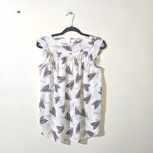 Loft Flutter Sleeve Blouse